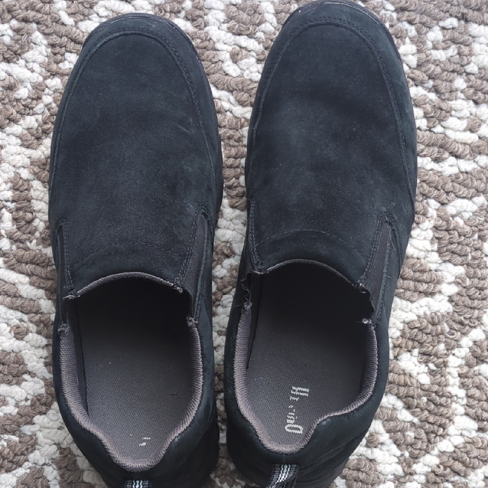 Duluth Trading Men's Wild Boar Suede Leather Mocs 10.5